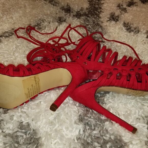 BRAND NEW SHOEDAZZLE ANKLE STRAP OPEN TOE HIGH HEEL STILETTOS SANDAL - Picture 13 of 16